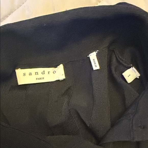 SANDRO Aurel Ribbed Collared Cardigan - Picture 11 of 13